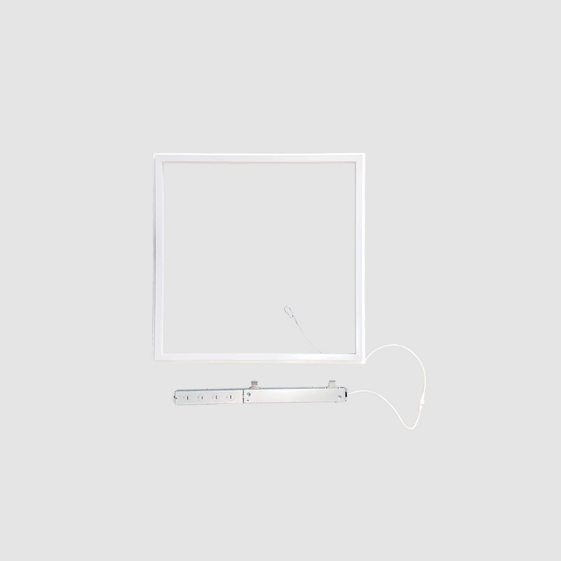 2x2 LED Grid Frame Light in a white background