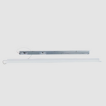 2x2 LED Grid Frame Light side view in a white background