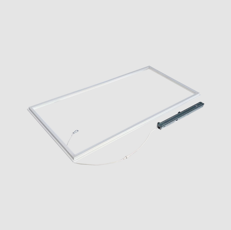 2x4 LED Grid Frame Light in a white background