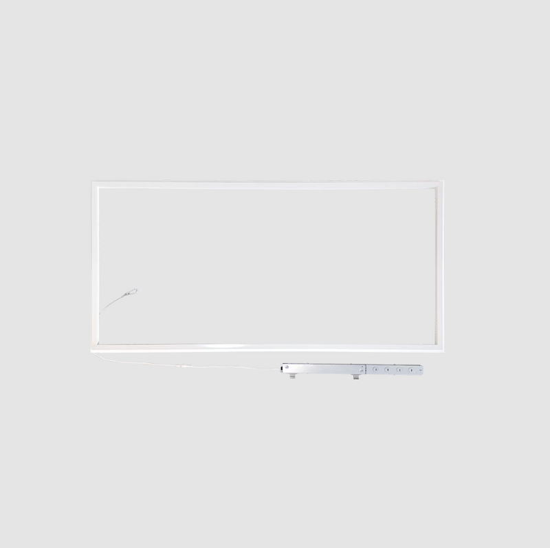 2x4 LED Grid Frame Light in a white background