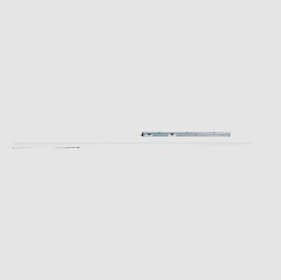2x4 LED Grid Frame Light side view in a white background