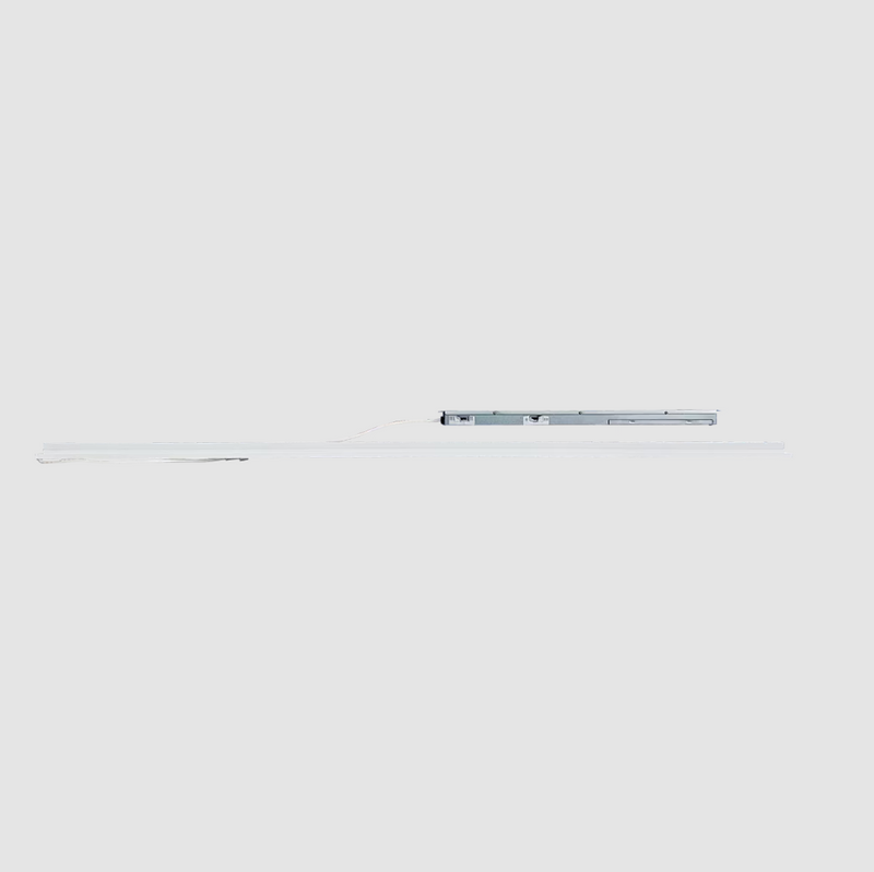 2x4 LED Grid Frame Light side view in a white background