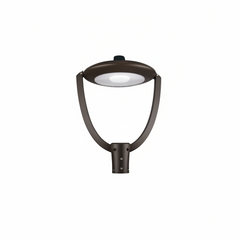 LED Post Top Light, 20,000 Lumen Max, Wattage and CCT Selectable, 120-347V