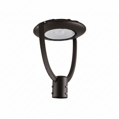 LED Post Top Light, 7700 Lumen Max, Wattage and CCT Selectable, 120-347V