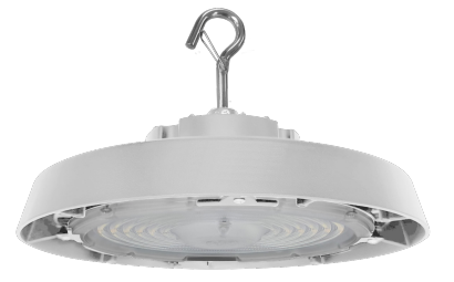C-LINE: RHB3 UFO High Bays, 22500 Lumen Max, Wattage and CCT Selectable, 277-480V, White Finish