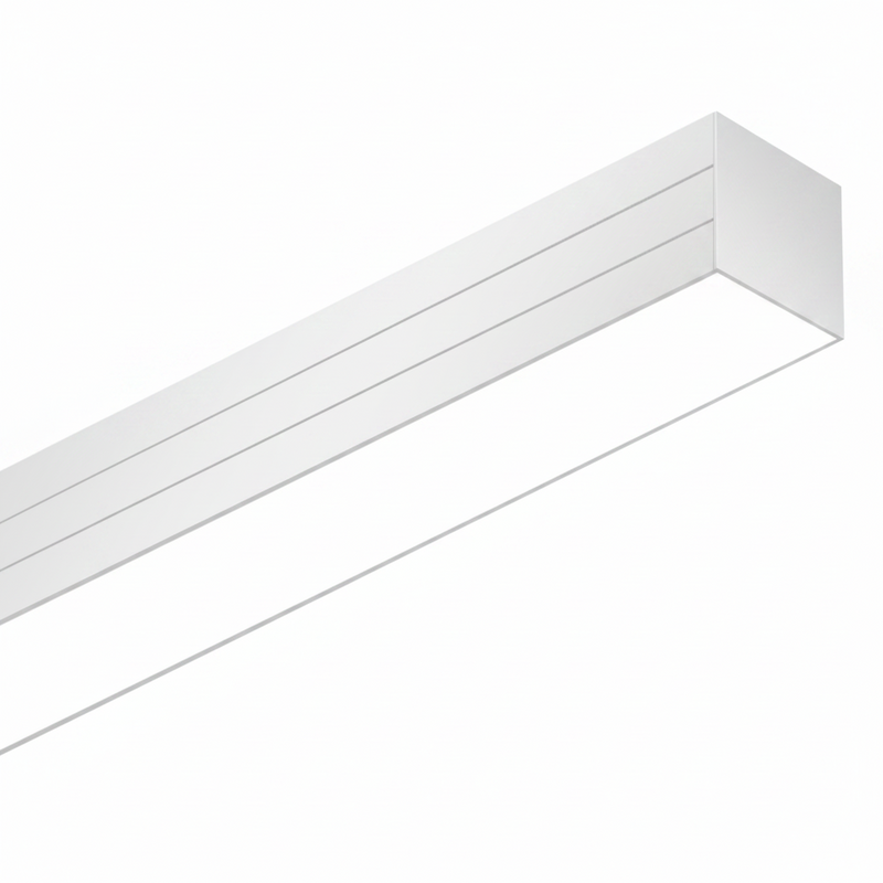 3.8" X 3FT LED Linear Light, 3600 Lumen Max, Wattage and CCT Selectable, 120-277V, Black or White Finish