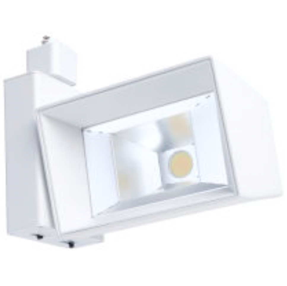 LED H-Style Track Light, 6100 Lumen Max, Wattage and CCT Selectable, 120V, White or Black