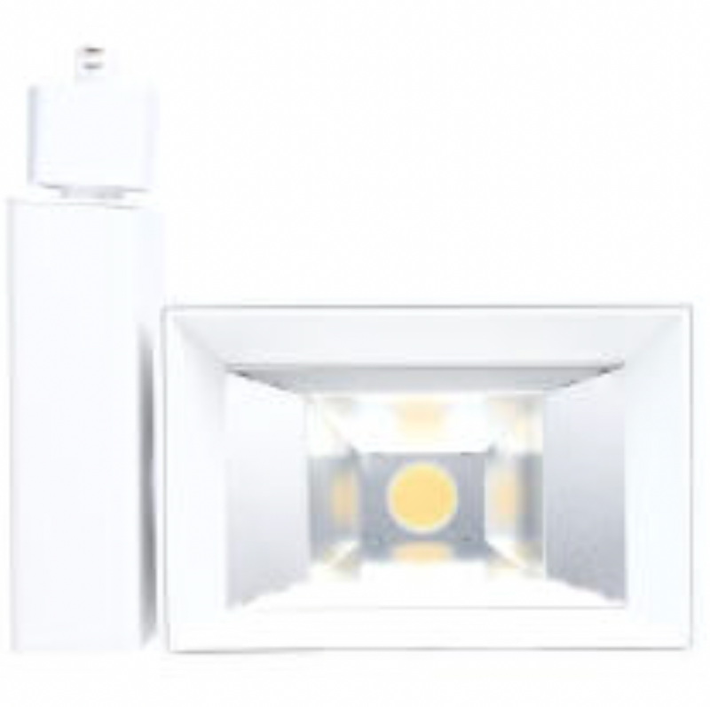 LED H-Style Track Light, 6100 Lumen Max, Wattage and CCT Selectable, 120V, White or Black