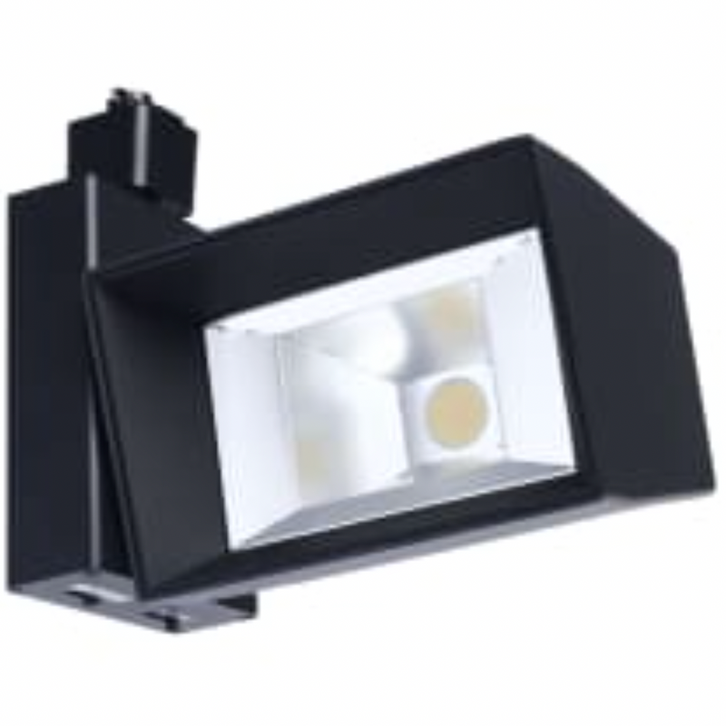 LED H-Style Track Light, 6100 Lumen Max, Wattage and CCT Selectable, 120V, White or Black