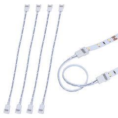 5 Pack SureLock 2 Pin LED Strip Light Wire Lead Connector