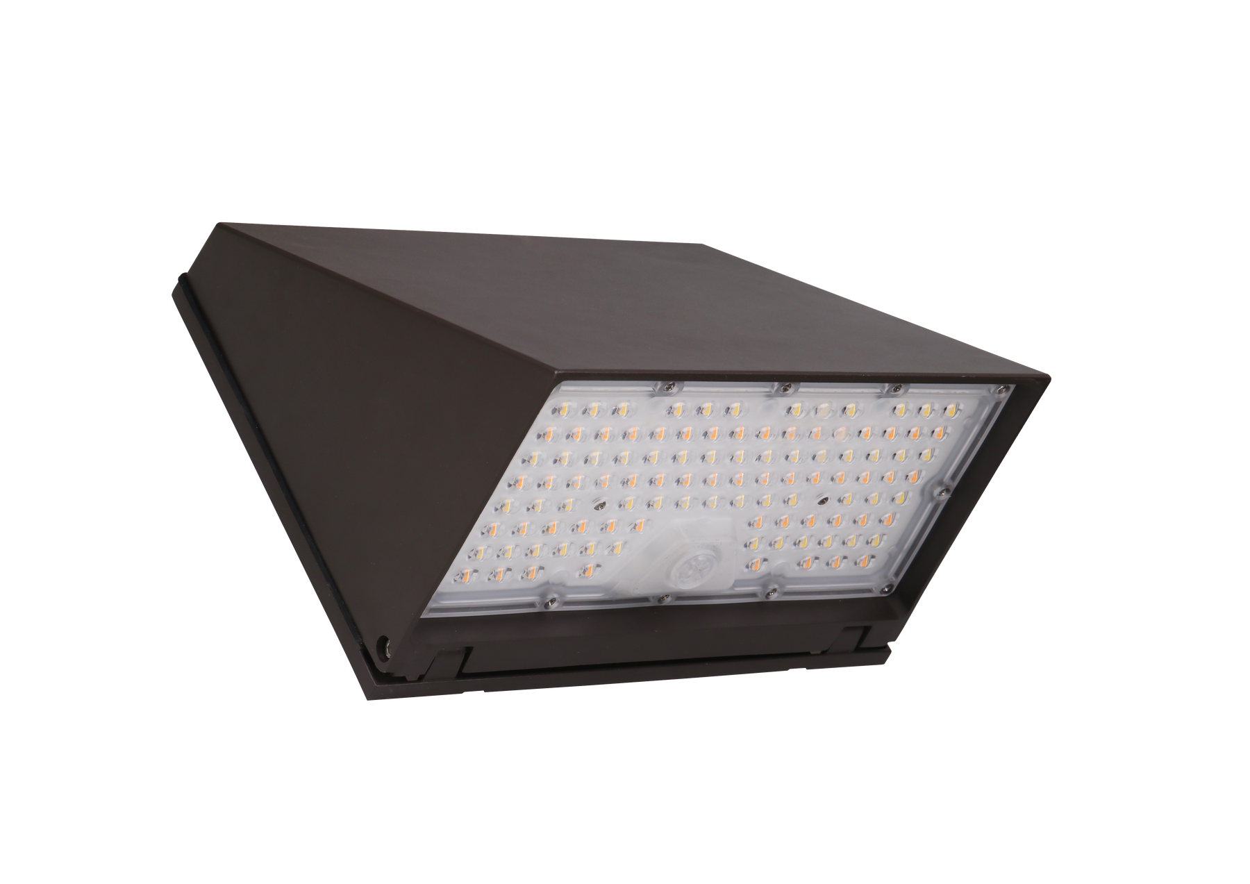 LED Traditional Cutoff Wall Pack, 11,120 Lumen Max, Wattage and CCT Selectable, Integrated Photocell, 120-277V