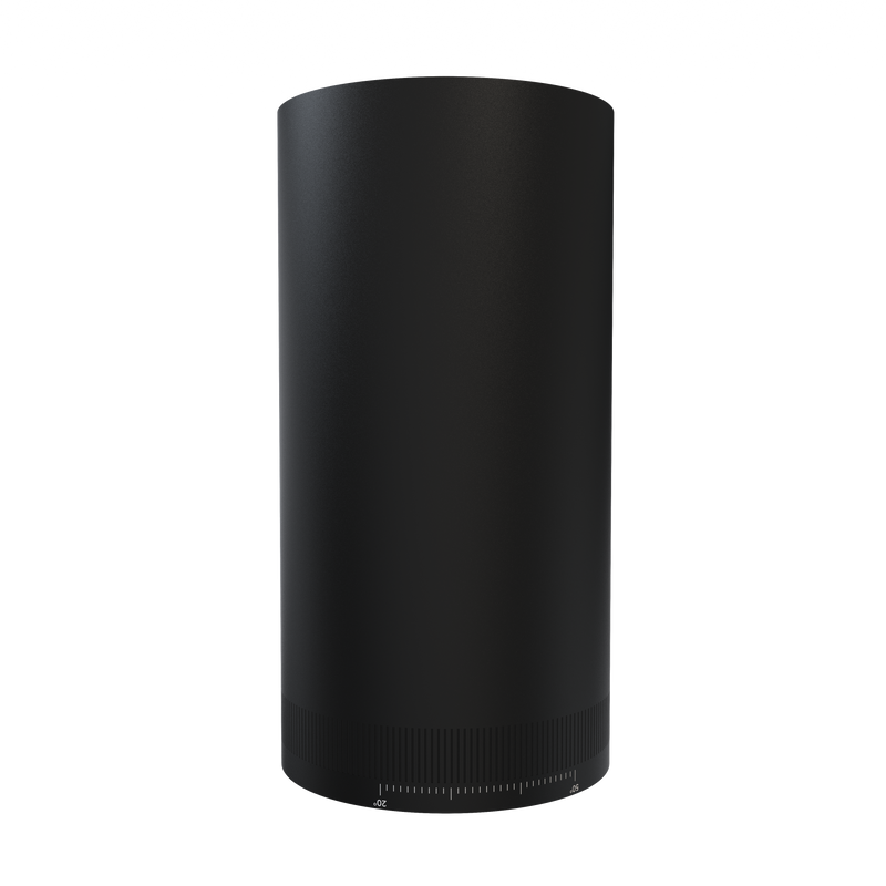 LED Track Light, 1800 Lumen Max, Wattage and CCT Selectable, Adjustable Beam Angle 20°-50°, 120V, Black or White