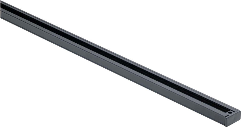 A long, narrow dark gray metal rail or guide shown diagonally on a plain white background.