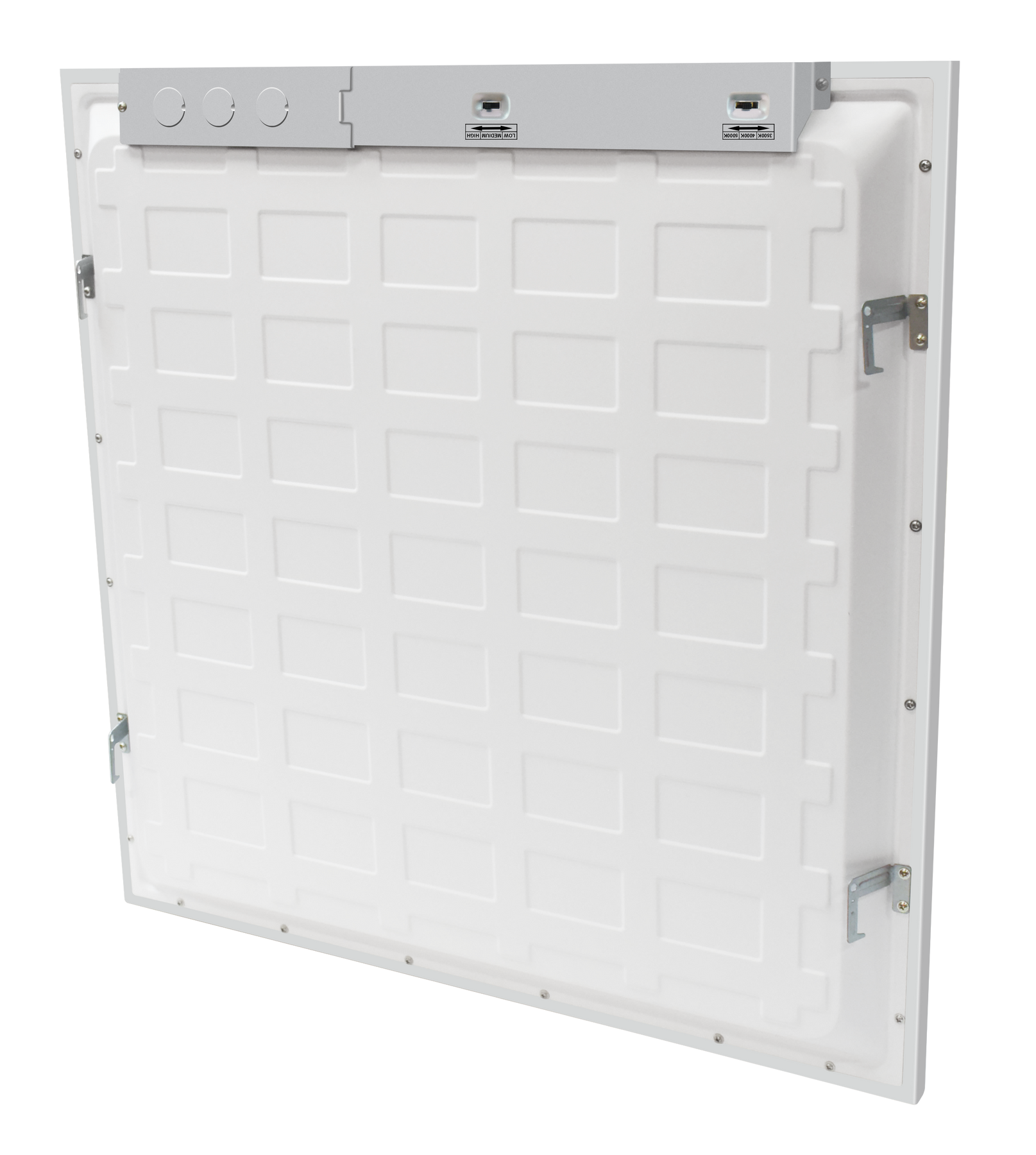 2x2 Back-Lit LED Designer Panel, 3850 Lumen Max, Wattage and CCT Selectable, Emergency Backup Option, 120-277V