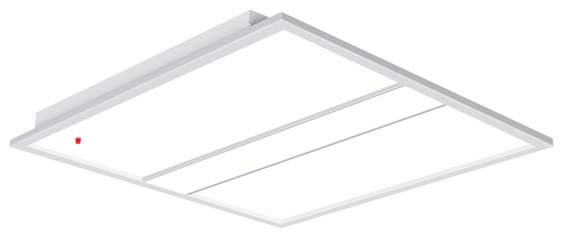 2x2 Back-Lit LED Designer Panel, 3850 Lumen Max, Wattage and CCT Selectable, Emergency Backup Option, 120-277V
