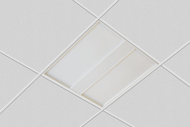 2x2 Back-Lit LED Designer Panel, 3850 Lumen Max, Wattage and CCT Selectable, Emergency Backup Option, 120-277V