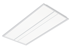 2x4 Back-Lit LED Designer Panel, 5500 Lumen Max, Wattage and CCT Selectable, Emergency Backup Option, 120-277V