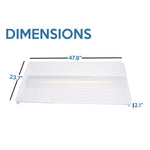 2 x 4 Foot Concord G5 LED Center Basket Troffer, 5600 Lumens, Wattage and CCT Selectable, Dimmable, 120-277V