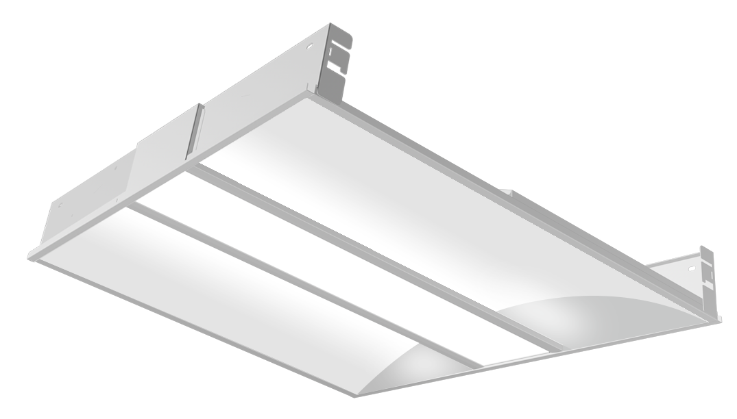 2x2 Premium Indirect LED Troffer, 4400 Lumen Max, Wattage and CCT ...