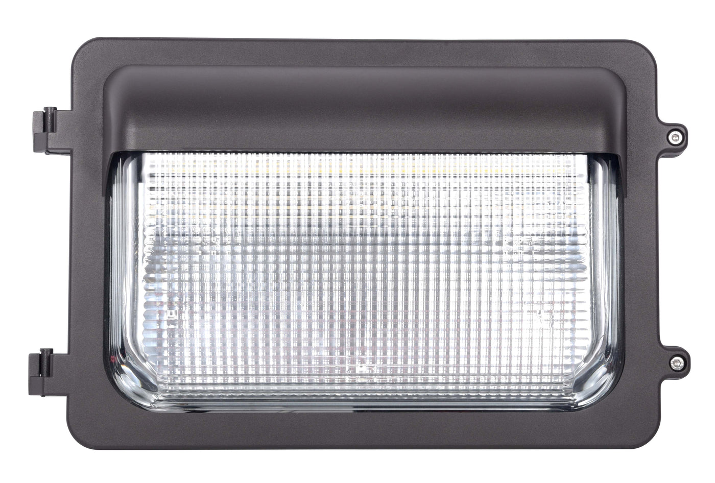 LED Slim Wall Pack, 7500 Lumen Max, Wattage and CCT Selectable, 120-277V, Photocell Included, Bronze Finish