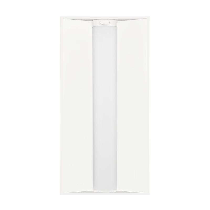 2PK 2X4 LED Troffer, 4550 Lumen Max, Wattage and CCT Tunable, 120-277V, Sensor Ready