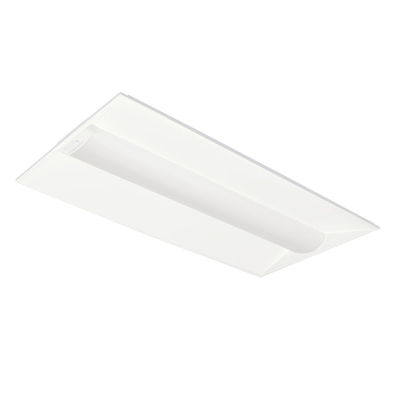 2PK 2X4 LED Troffer, 4550 Lumen Max, Wattage and CCT Tunable, 120-277V, Sensor Ready