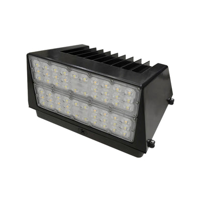 LED Full Cutoff Wall Pack, 60W/80W/110W Selectable, 14121 Lumens, 120-277V, CCT Selectable 3000K/4000K/5000K