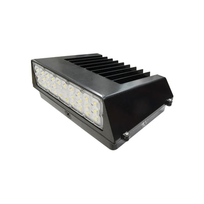 LED Full Cutoff Wall Pack, 20W/30W/40W Selectable, 5,804 Lumens, 120-277V, CCT Selectable 3000K/4000K/5000K