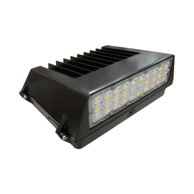 LED Full Cutoff Wall Pack, 20W/30W/40W Selectable, 5,804 Lumens, 120-277V, CCT Selectable 3000K/4000K/5000K