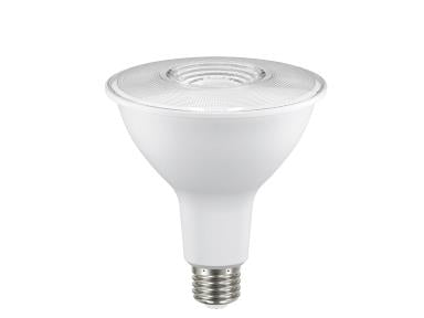 White par38 led 14w light bulb with frosted glass lens and metallic screw base for wall wash lighting 5000k 120v