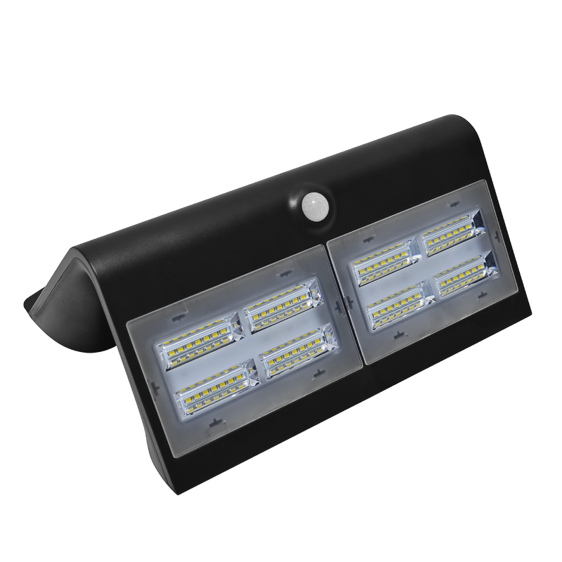 Solar Light Led 800 Solar Panel Wall Light 800 Lumens 4000K Black VIOS | Warehouse-Lighting.com