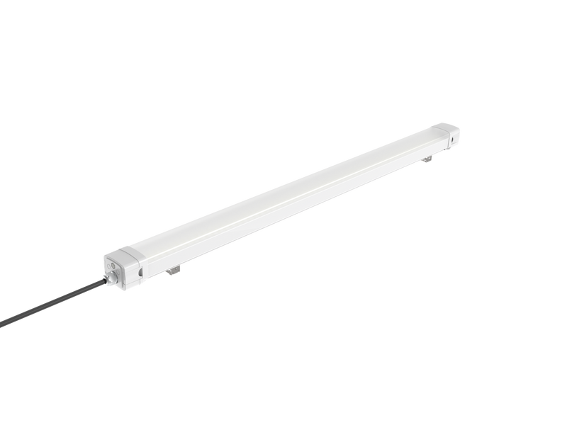 8FT LED Tri-Proof Vapor Tight Fixture, 14,000 Lumen Max, Wattage and CCT Selectable, 120-277V