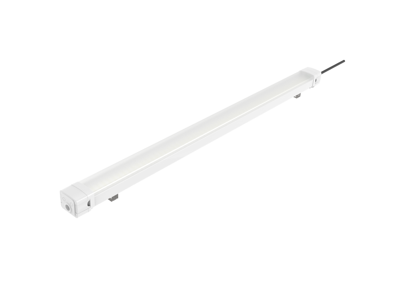 8FT LED Tri-Proof Vapor Tight Fixture, 14,000 Lumen Max, Wattage and CCT Selectable, 120-277V