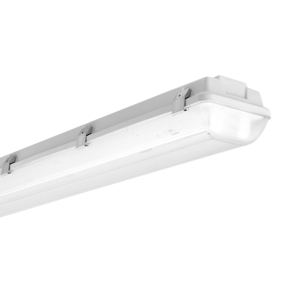 8FT 4 Lamp, Vapor Tight Fixture, LED Ready, 120-277V