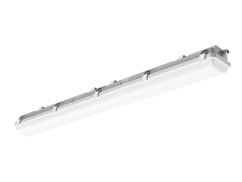 4FT LED Vapor Tight Fixture, 7,500 Lumen Max, CCT and Wattage Selectable, 120-277V