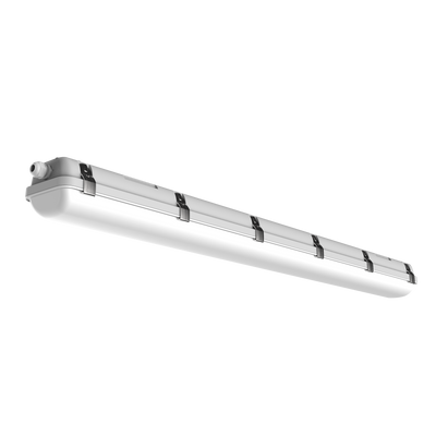 4FT LED Vapor Tight Fixture, 7800 Lumen Max, CCT and Wattage Selectable, 120-277V