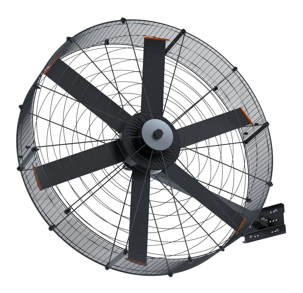 6 Foot 6-Blade Wall/Ceiling-Mounted Industrial Fan