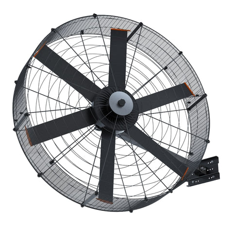 6 Foot 6-Blade HVHS Wall/Ceiling-Mounted Industrial Fan