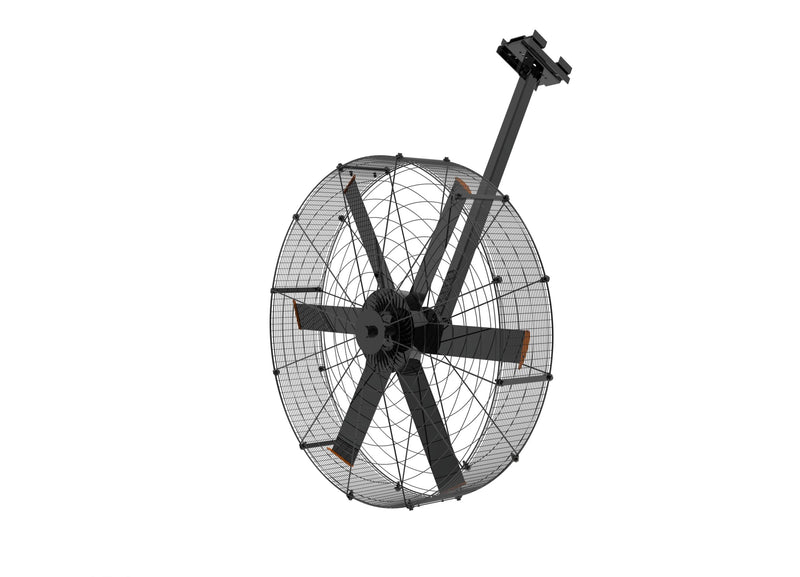 6 Foot 6-Blade Wall/Ceiling-Mounted Industrial Fan