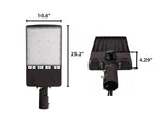 LED Area/Parking Lot Light, 23,250 Lumen Max, Wattage, CCT and Optic Selectable, 120-277V, Sensor Ready