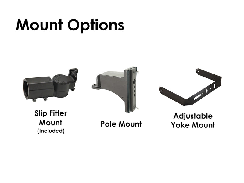 LED Area/Parking Lot Light, 23,250 Lumen Max, Wattage, CCT and Optic Selectable, 120-277V, Sensor Ready