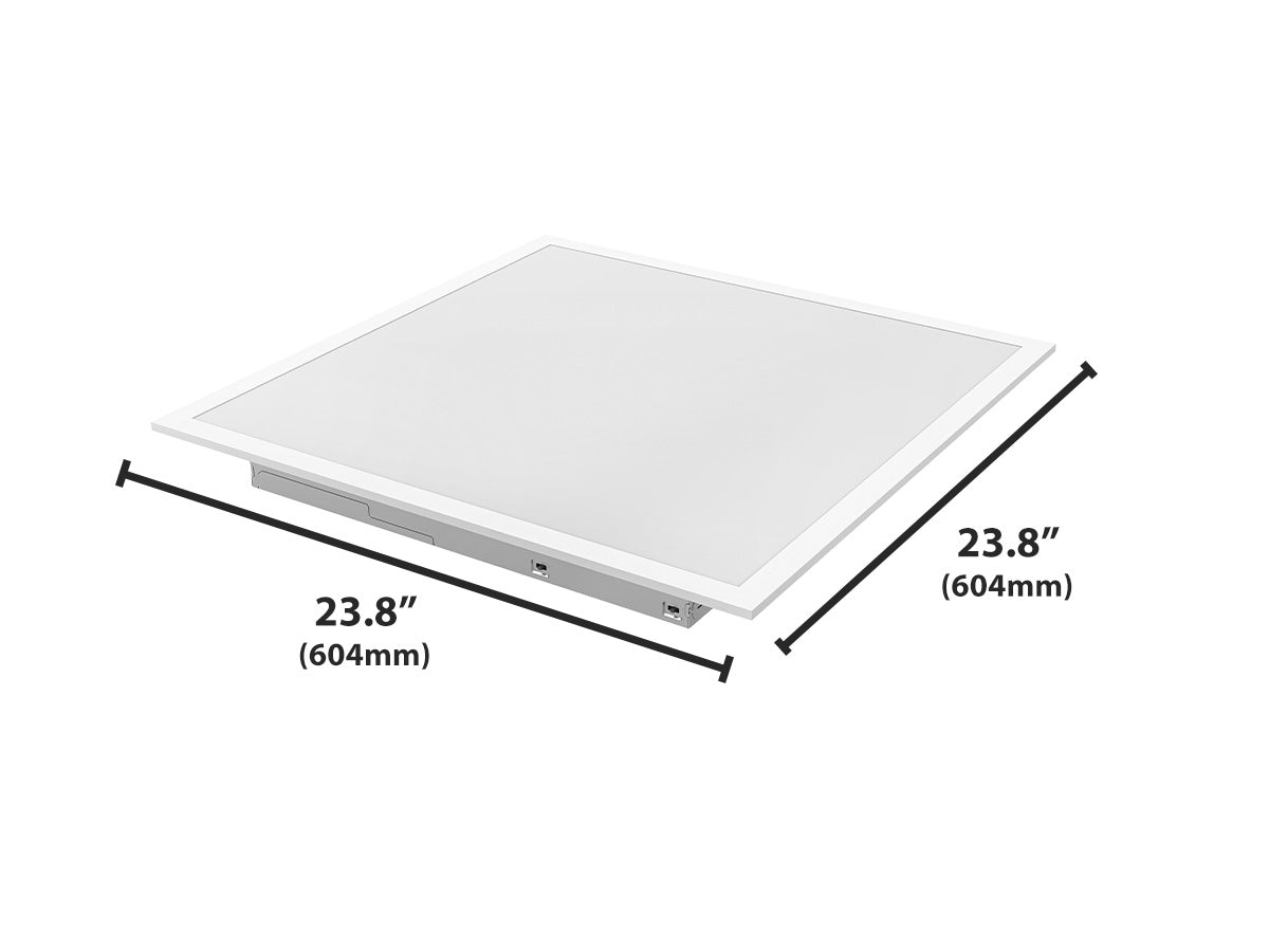 2 x 2 Foot Back Lit LED Flat Panel, 5000 Lumen Max, Wattage and CCT Selectable, Dimmable, 120-277V, TAA Compliant