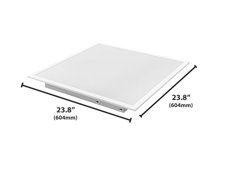 2 x 2 Foot Back Lit LED Flat Panel, 5000 Lumen Max, Wattage and CCT Selectable, Dimmable, 120-277V, TAA Compliant