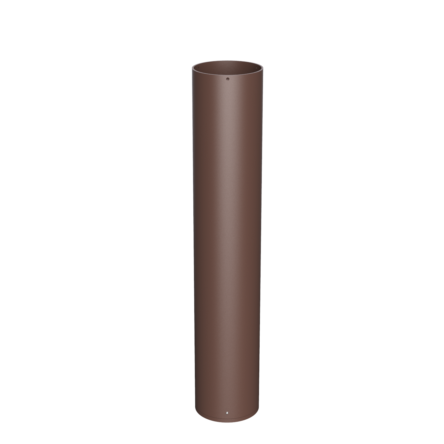 Commercial LED Bollard Light - 3360LM Max, CCT & Wattage Selectable, Flat Top Cone Reflector, Modular, 6-8" Retrofit Base, Black or Bronze
