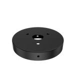 Commercial LED Bollard Light - 3360LM Max, CCT & Wattage Selectable, Flat Top Cone Reflector, Modular, 6-8" Retrofit Base, Black or Bronze