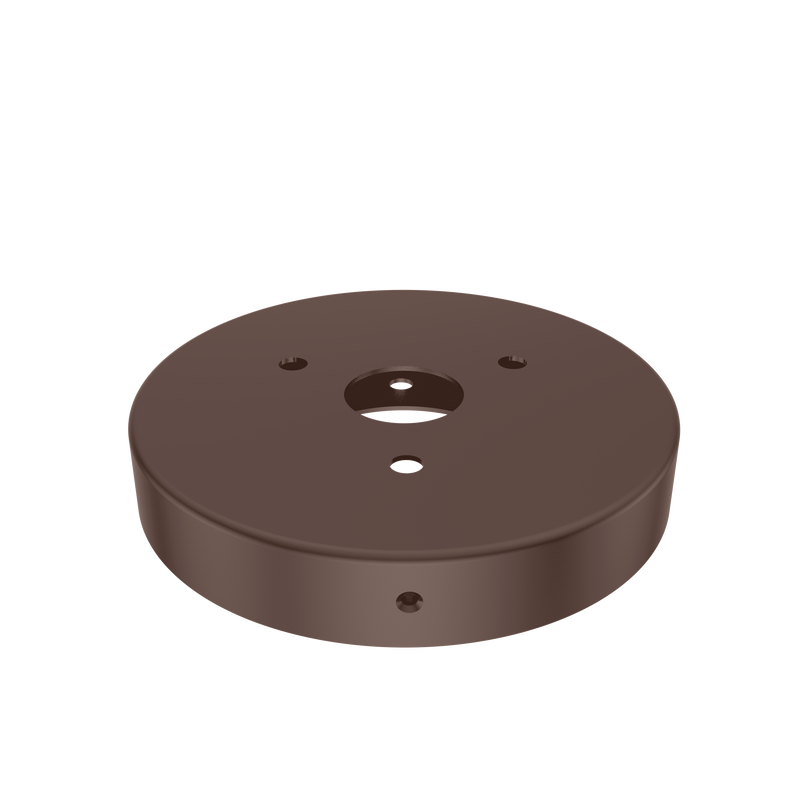 Commercial LED Bollard Light - 3360LM Max, CCT & Wattage Selectable, Flat Top Cone Reflector, Modular, 6-8" Retrofit Base, Black or Bronze