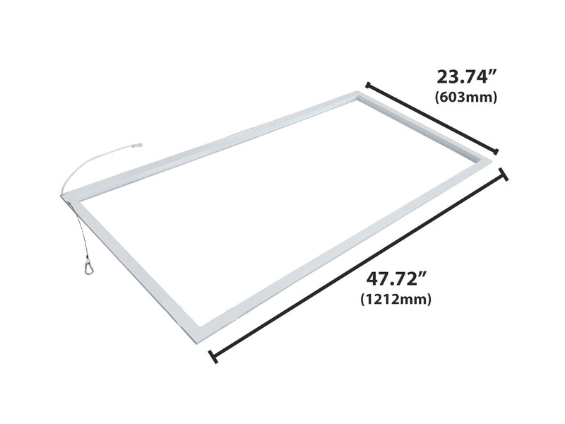 2 x 4 LED Grid Frame Light, 6250 Lumen Max, Wattage and CCT Selectable, 120-277V