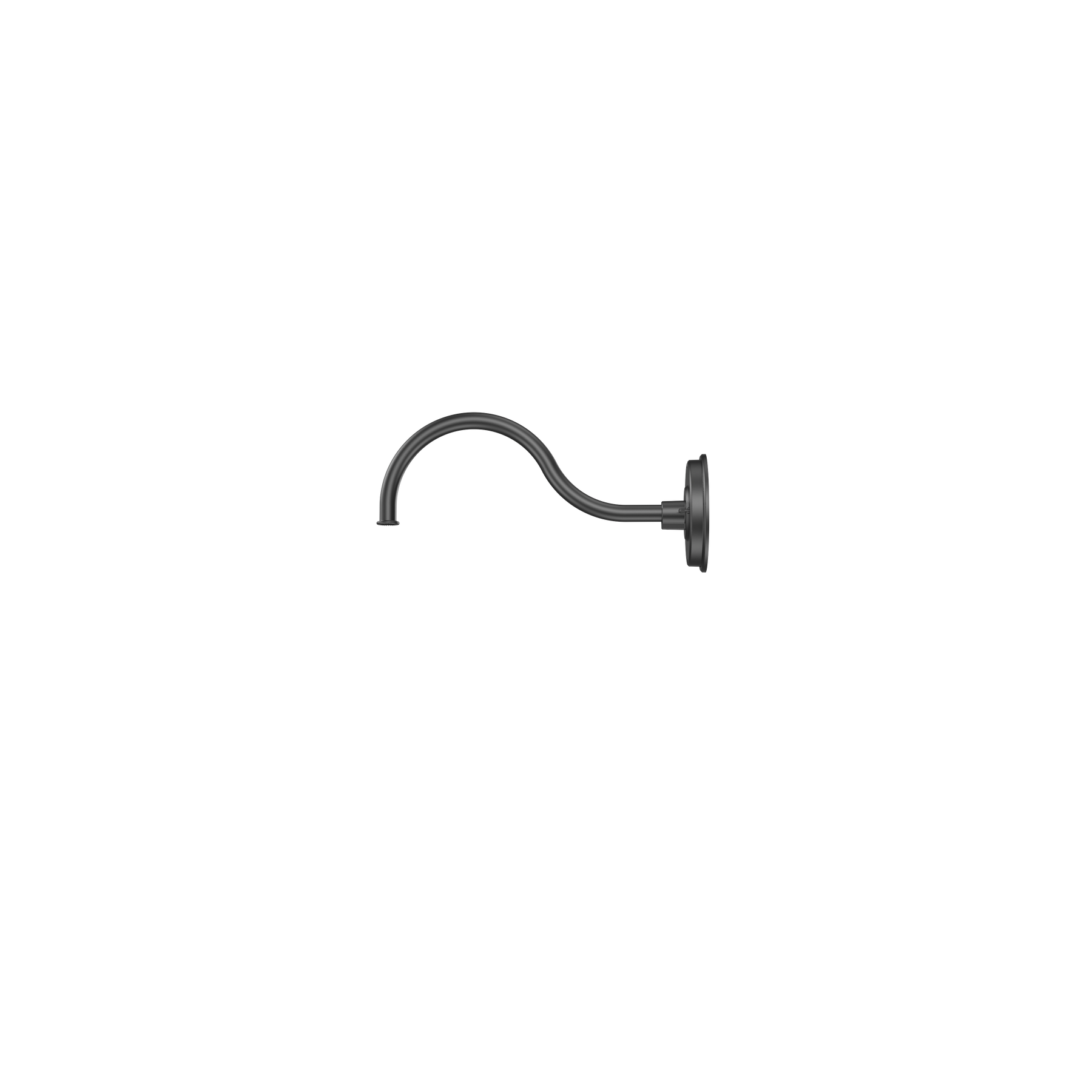 LED Gooseneck Light Fixture 3250 Lumen Max Wattage and CCT Selectable 120-277V Dome Shade Black - Gooseneck Lights