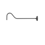 LED Gooseneck Light Fixture 3250 Lumen Max Wattage and CCT Selectable 120-277V Dome Shade Black - Gooseneck Lights
