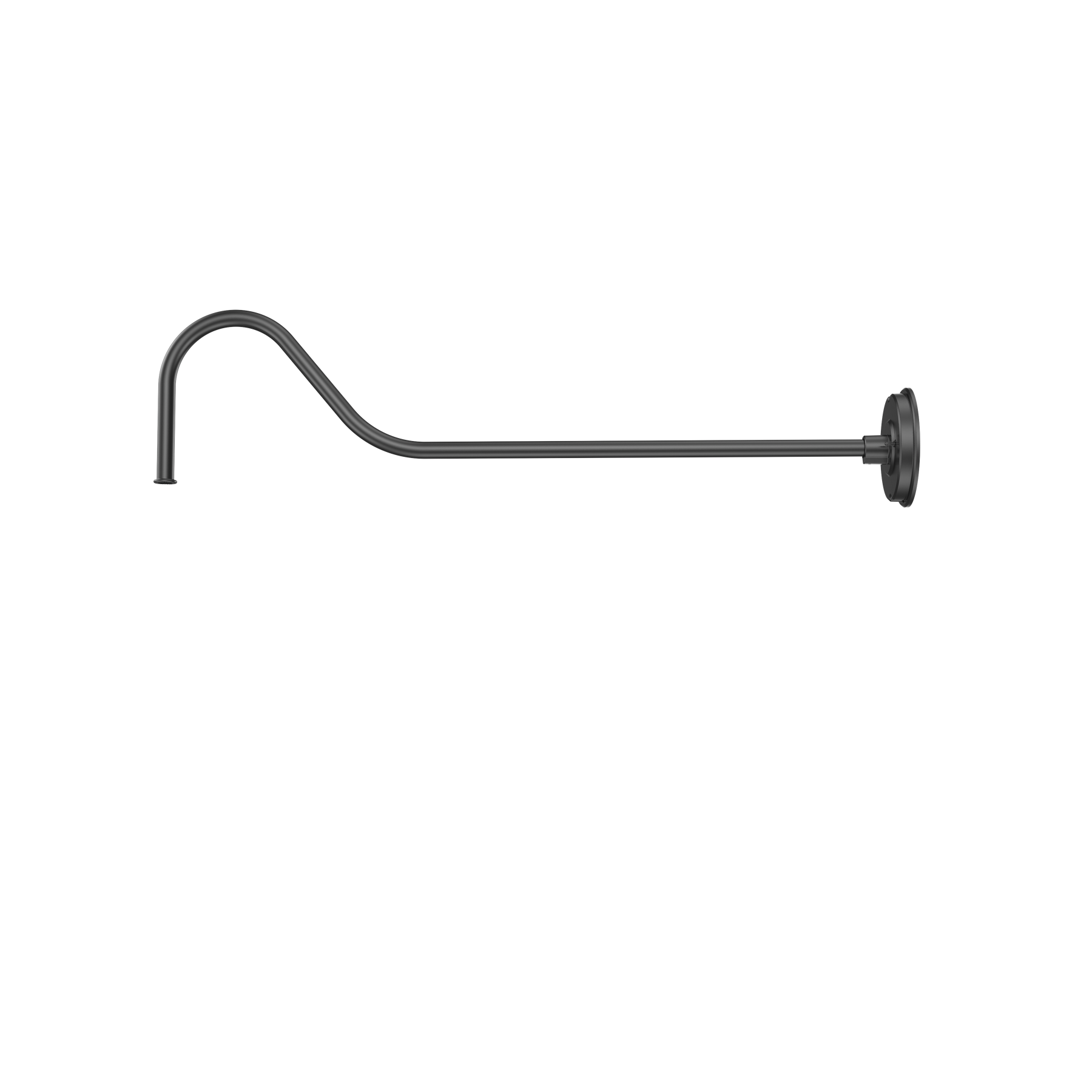 LED Gooseneck Light Fixture 3250 Lumen Max Wattage and CCT Selectable 120-277V Dome Shade Black - Gooseneck Lights